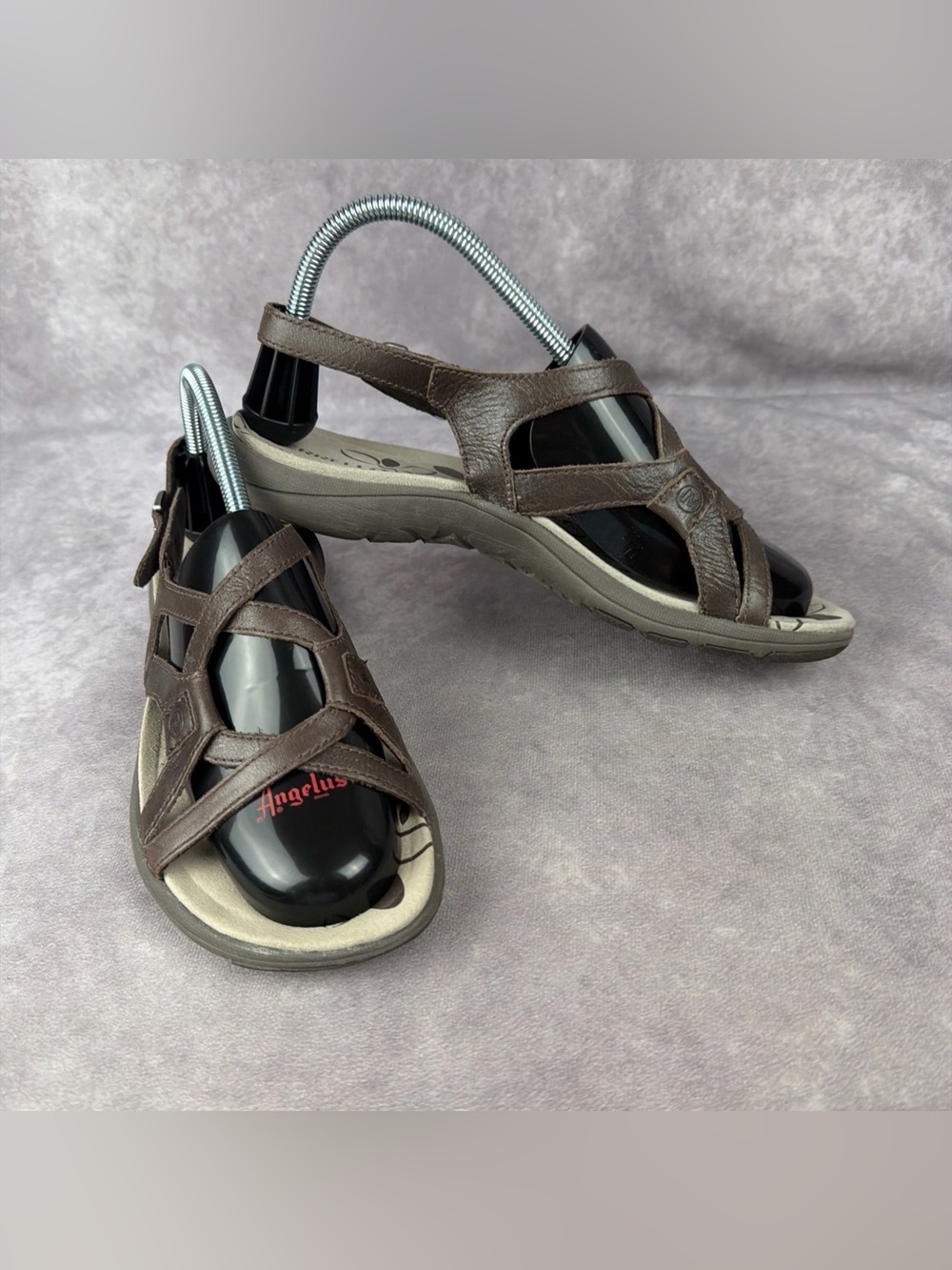 Merrell Bracken Sandals Womens 9 Taupe Outdoor Walking Comfort Slingback